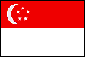 ネットマークスのある、シンガポールの国旗です。